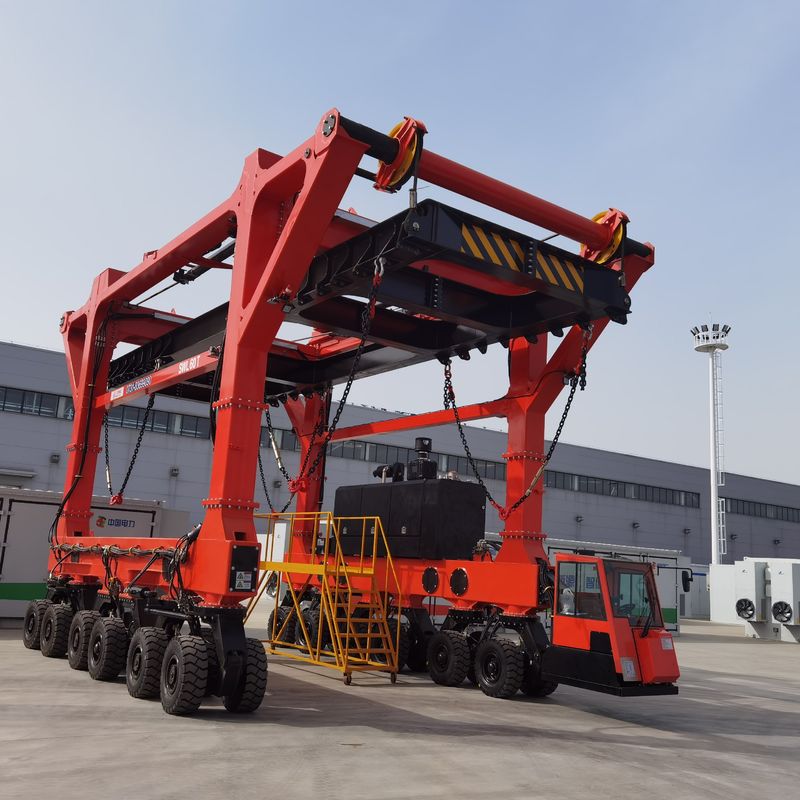 60 camion 7km/h di Ton Straddle Lift Crane Carrier per i carichi surdimensionati di sollevamento