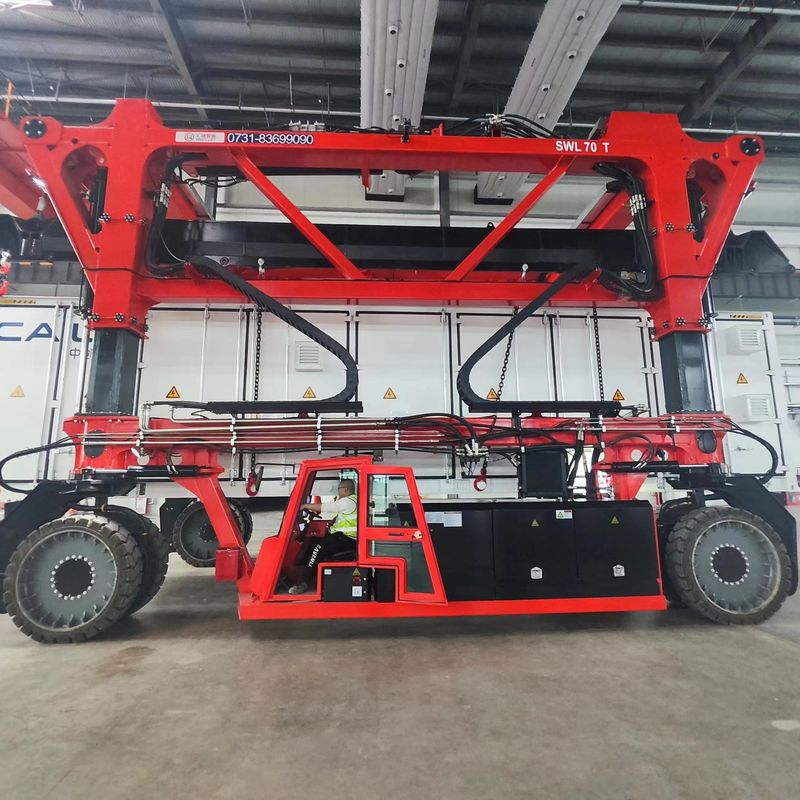 80T elettrici il camion 7km/h 3km/h del carrello a portale per il trattamento degli oneri gravosi